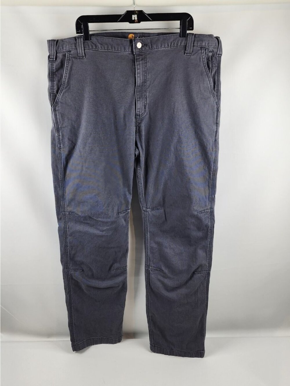 Carhartt Jeans Mens Irregular 42x30 Gray Workwear Straight Leg Casual Denim Pant